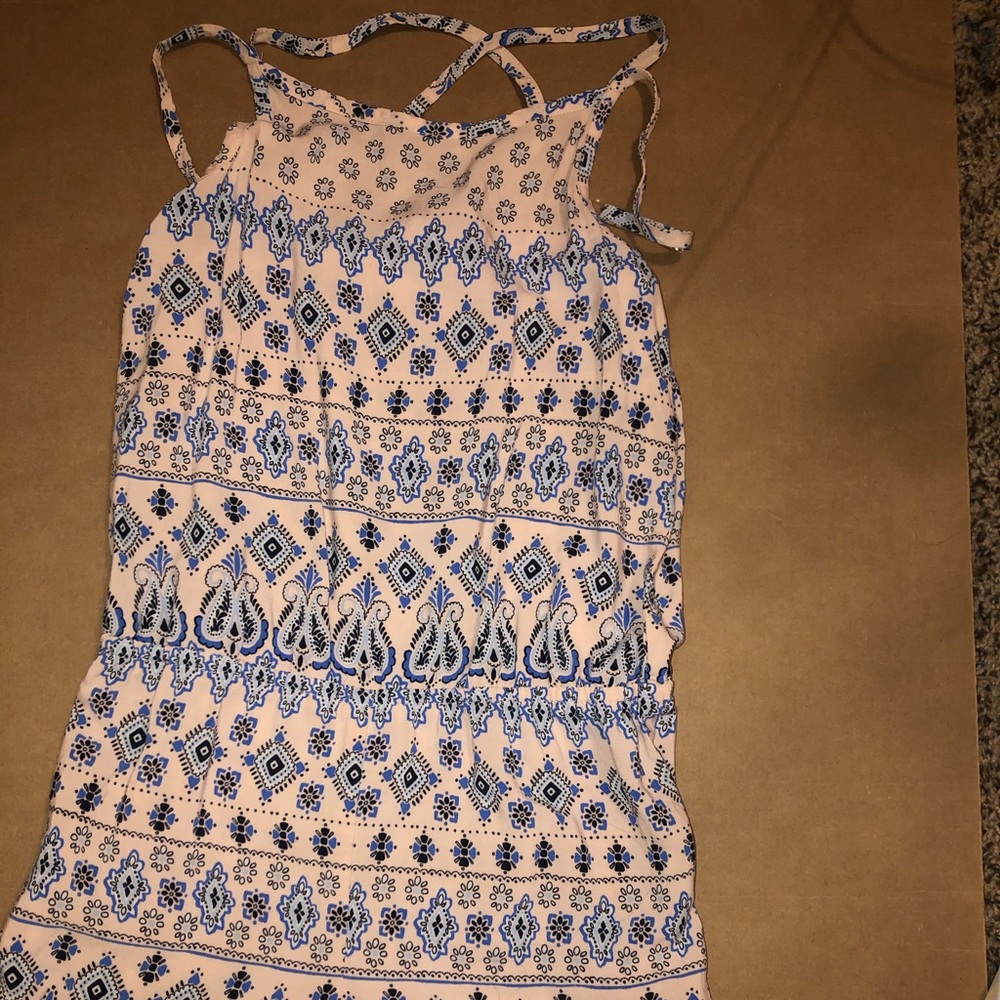 Patterned romper